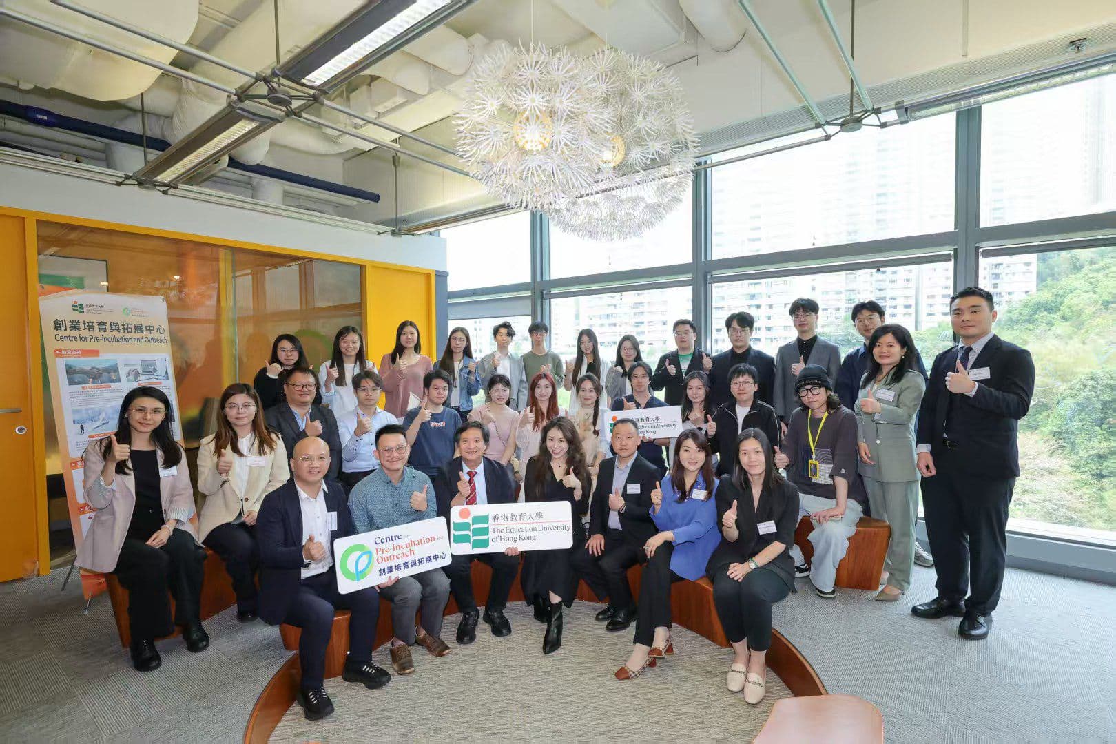Yugi visited Cyberport to share a talk for The Education University of Hong Kong with the students.