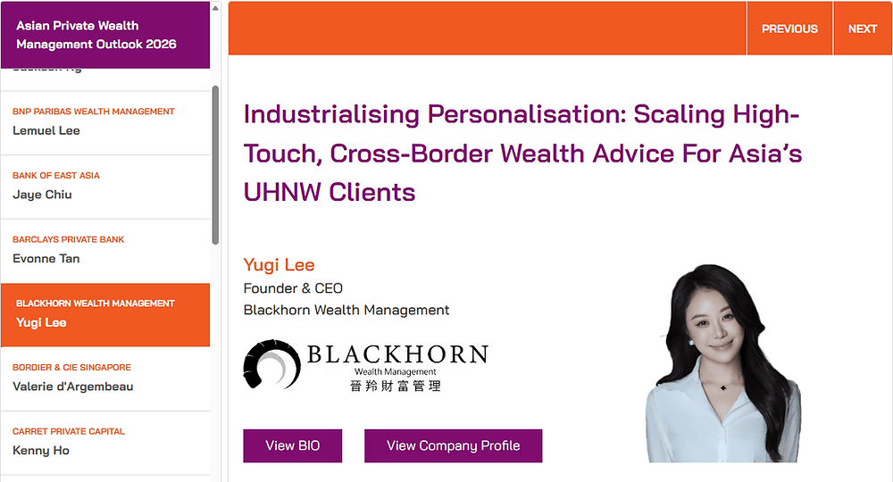 Industrialising Personalisation in Asia’s Private Wealth Landscape